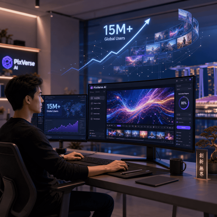 PixVerse lands $439M at $2B+ valuation on 15M user surge