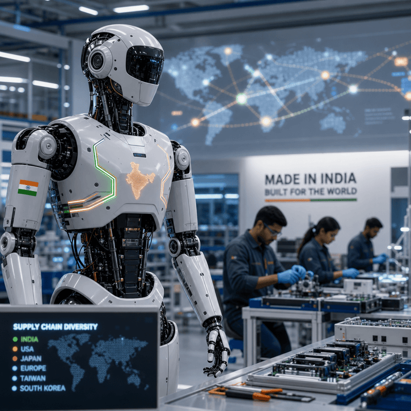 India Startup Builds China-Free Humanoid Amid Trade War