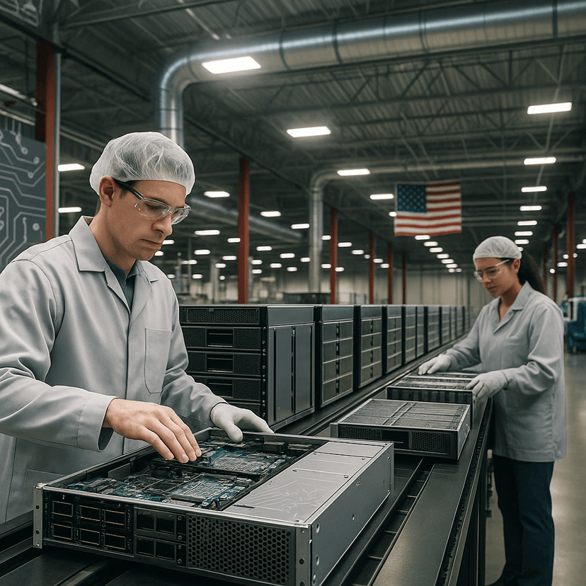 Apple ships AI servers from Texas, boosting US manufacturing