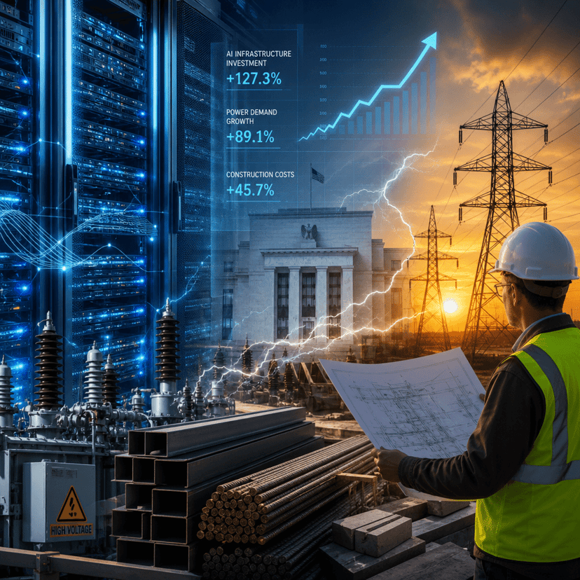 AI Data Center Boom Triggers Fed Inflation Worries