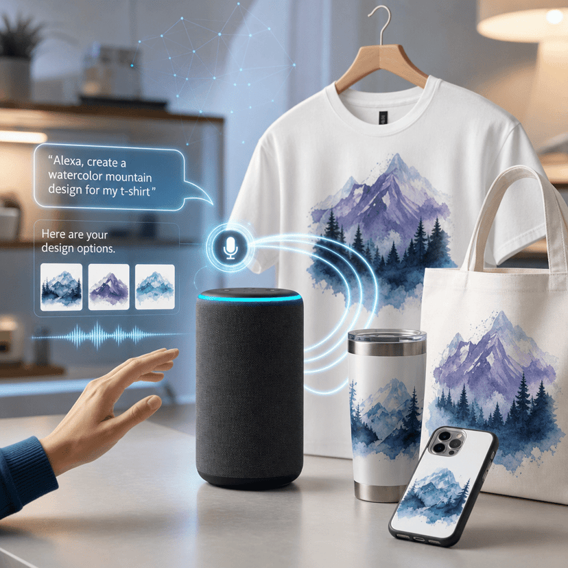 Amazon Unleashes AI Merch Designer Through Alexa