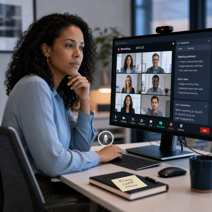 Zoom Users Push Back on AI Recording Overload