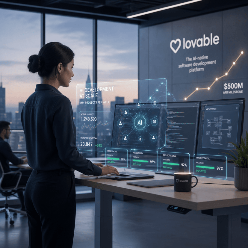 Lovable Hits $500M ARR as AI Coding Goes Mainstream