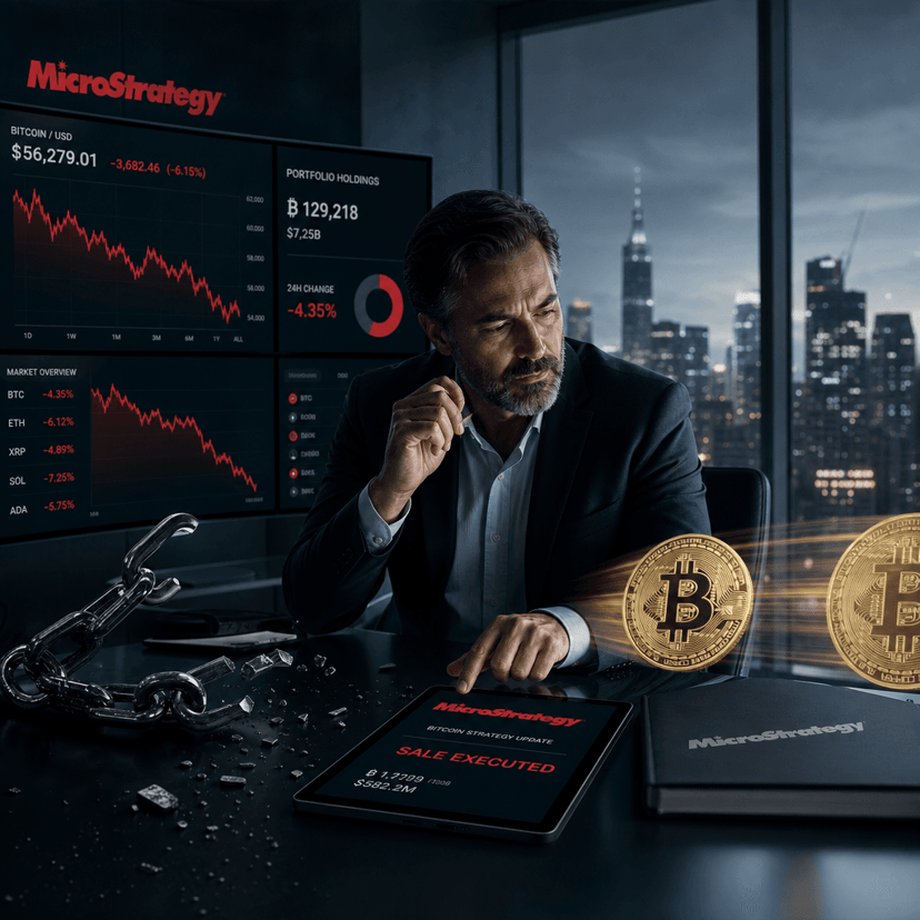MicroStrategy Breaks Bitcoin Buying Streak With $2.5M Sale
