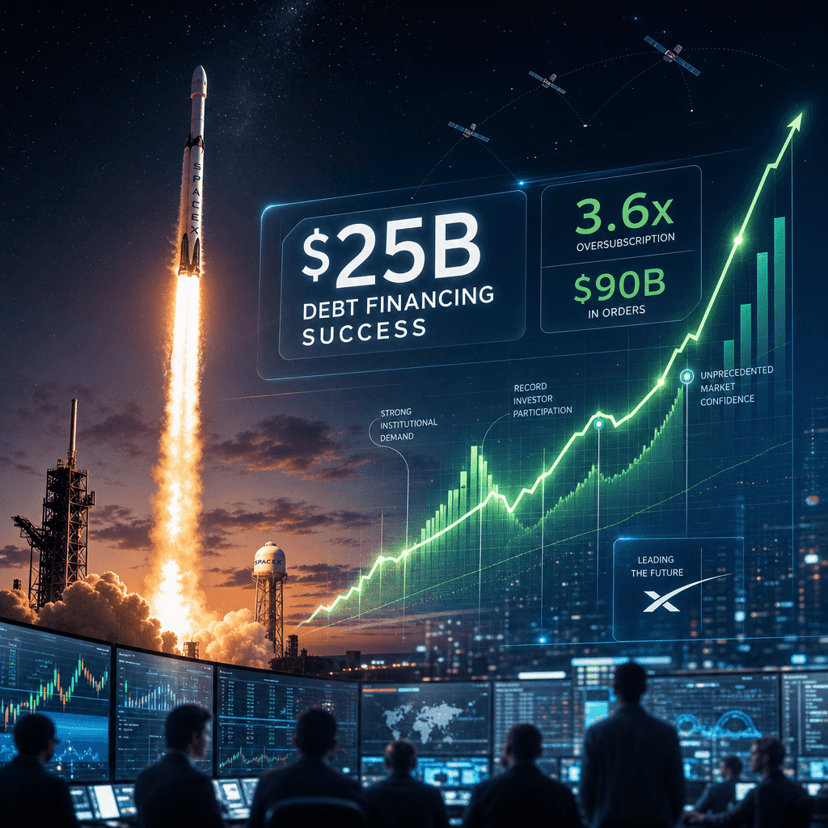 SpaceX raises $25B in debt, draws $90B in investor orders