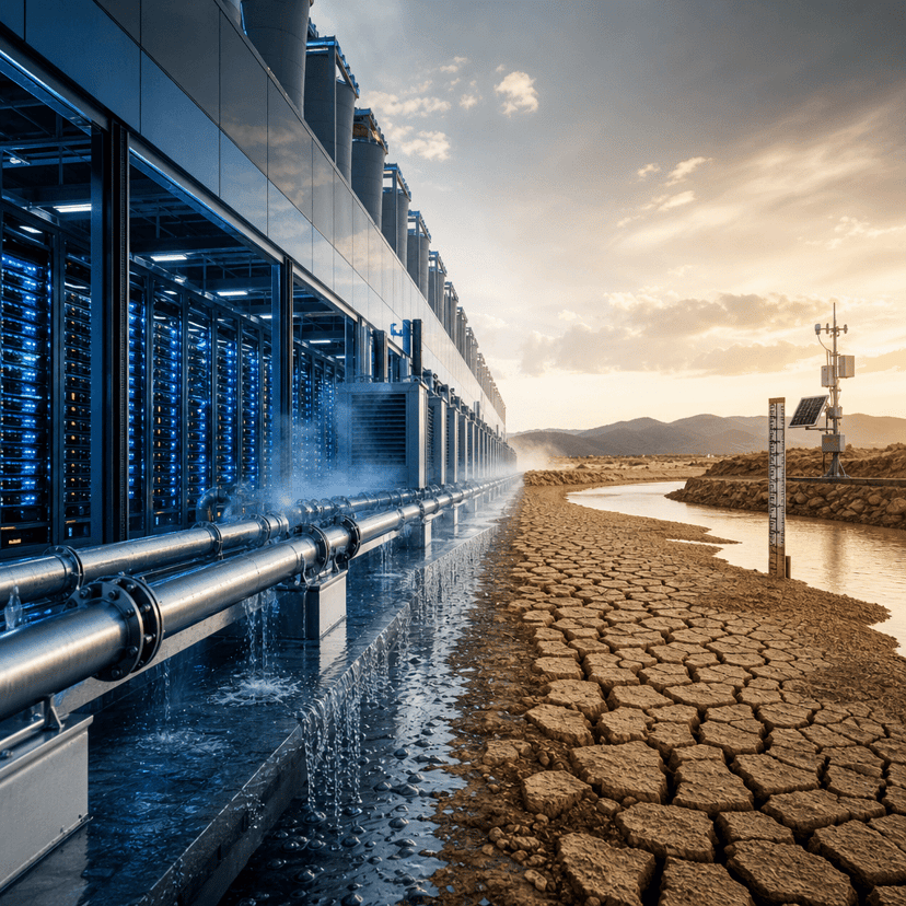 Big Tech's Data Centers Face Growing Water Crisis