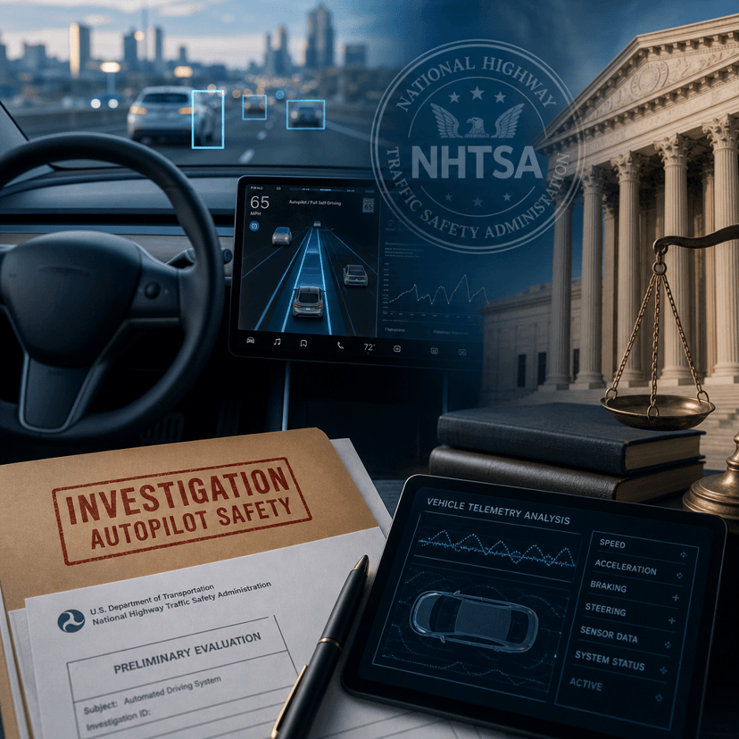 Tesla Settles Fatal FSD Crash Suit Amid Federal Probes