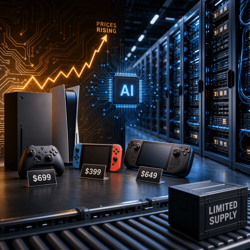 AI Chip Hunger Drives Gaming Console Prices to Record Highs