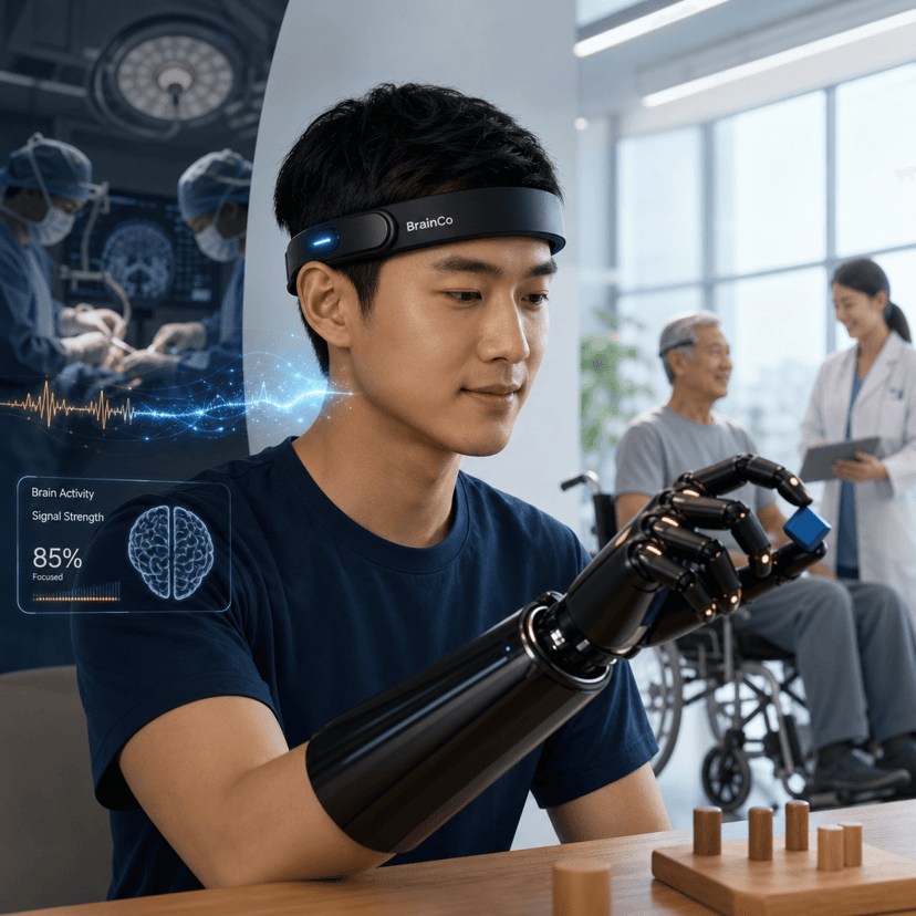 China's BrainCo Bets Wearables Beat Surgery in Brain-Tech Race