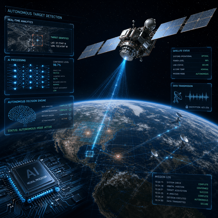 Satellite Achieves First Autonomous Target Detection in Space