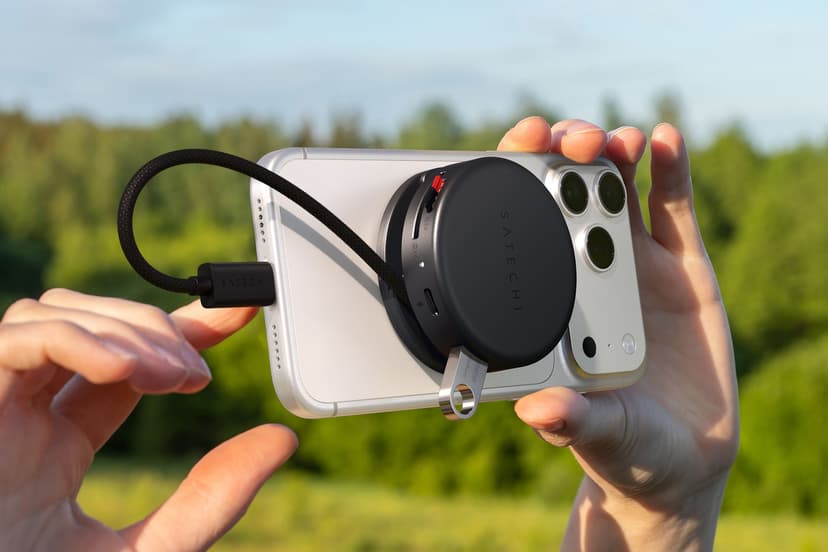 Satechi's magnetic puck transforms phones into port powerhouses